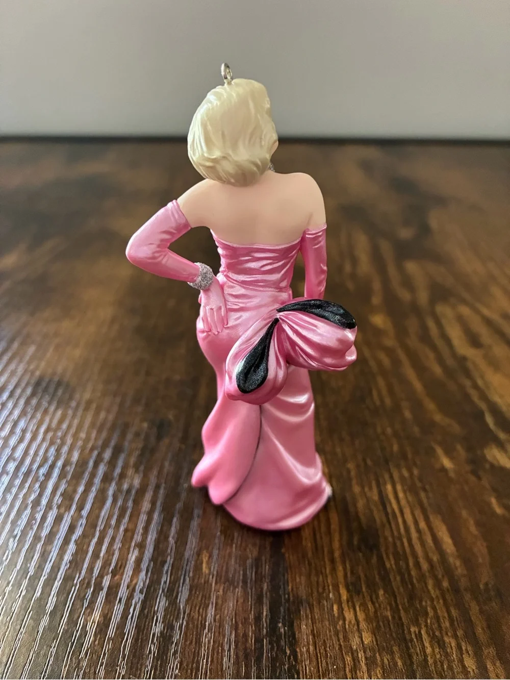 Hallmark Pink Marilyn Monroe Ornament with Silver Accents